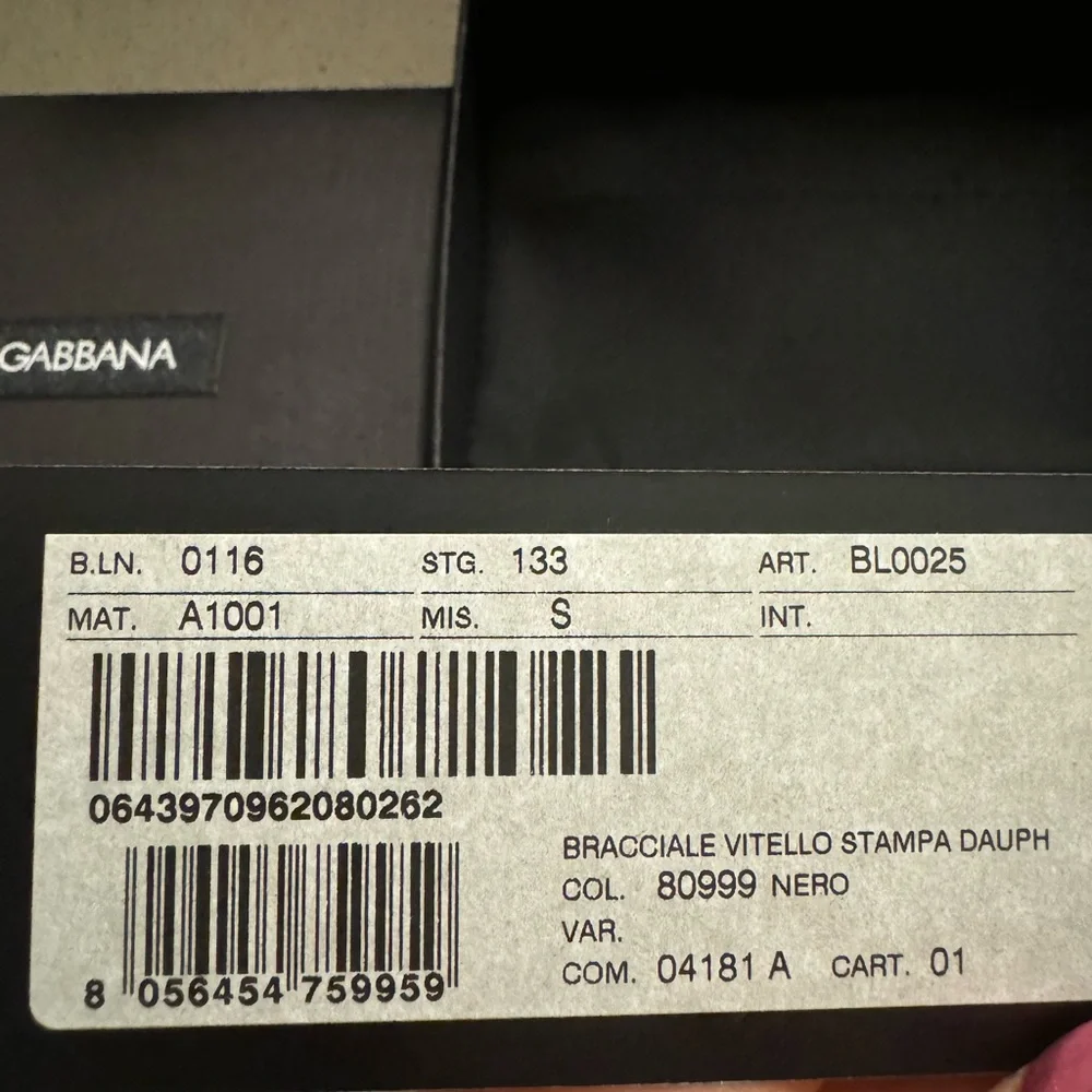 Dolce & Gabbana Leather Lock Bracelet - Picture 9 of 12